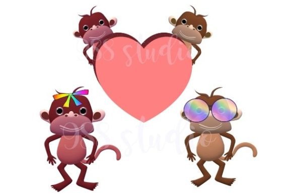 3D Monkey Funny Animal PNG: Cute Monkeys for Every Project
