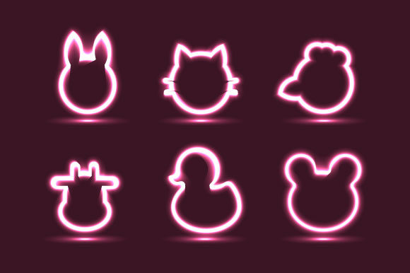 Animal Neon Light Vector: A Creative Font for Modern Brands