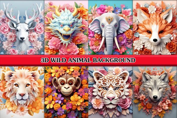 Bring Your Designs to Life: The Power of 3D Animal Sublimation Backgrounds