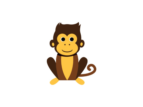 Creative Monkey Vector Illustration for Modern Projects