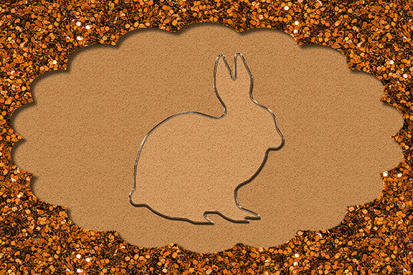 Easter Rabbit Bunny Animal Monogram: A Versatile Design Asset