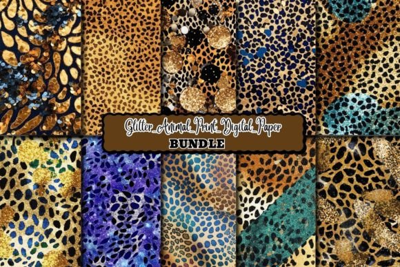 Glitter Animal Print Digital Paper: Beyond the Basics