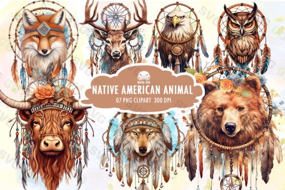 Native American Animal Sublimation: Bold Designs for Modern Makers