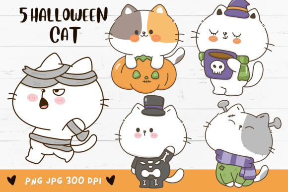 Spooky Cute: Using Halloween Cat Clipart in Your Designs