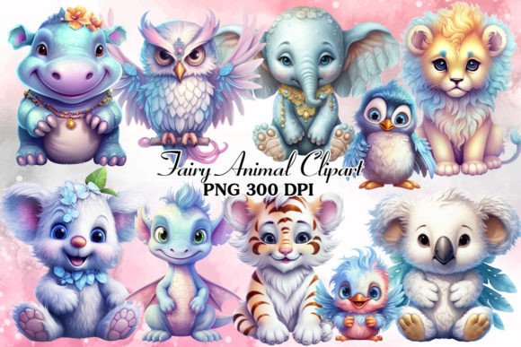 The Whimsical Power of Fairy Baby Animal Clipart