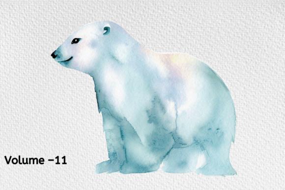 Watercolor Arctic Animal Clipart: Bringing Chilly Charm to Your Projects
